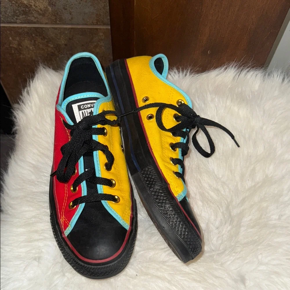 Converse low top Chuck Taylor color block 1920-2020 centennial release M7 W9 - Picture 12 of 13